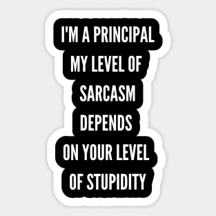 Best Gift Idea for School Principal on Birthday Sticker